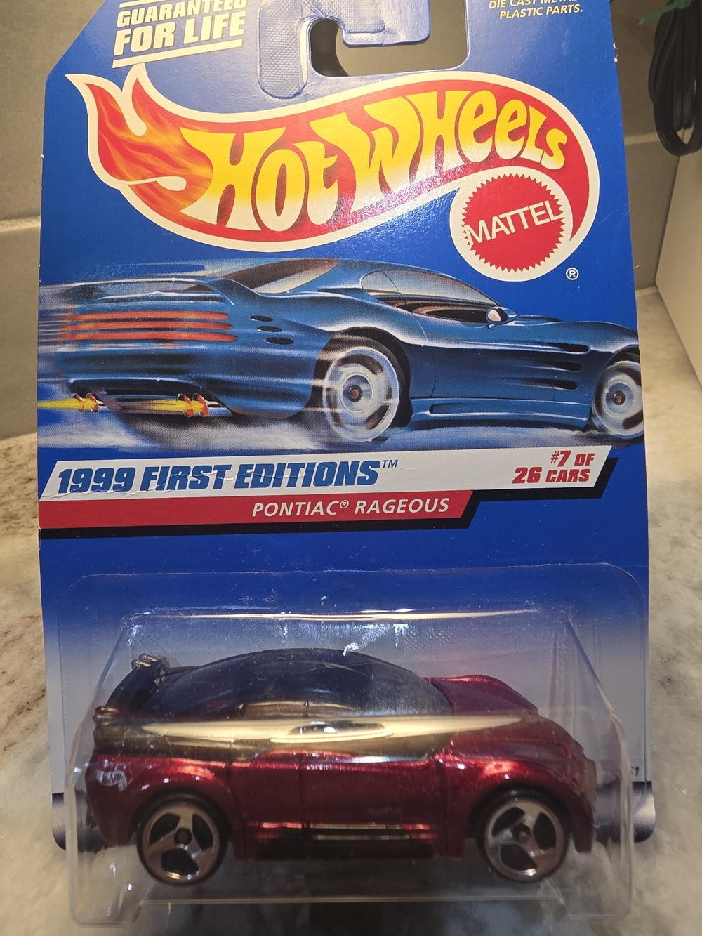 Hot Wheels Pontiac Rageous Kids Toy Car - Red by Mattel